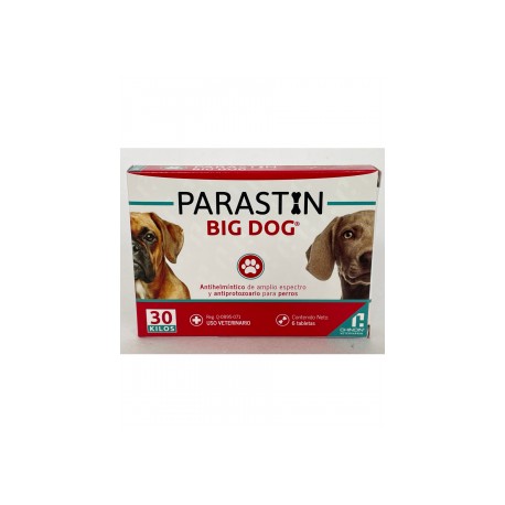 PARASTIN BIG DOG (30 KG)  6 TABS.     PS