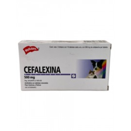 CEFALEXINA 500 MG. 30 TABS.    RS