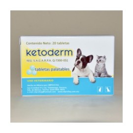 KETODERM 120 MG.  20  TABS.   RS