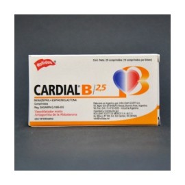 CARDIAL B  2.5 MG. 20 TABS.   RC