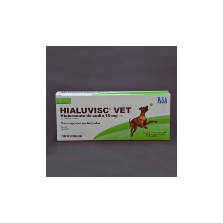 HIALUVISC VET SI 10 mg/mL CJA C/2 FCOS.