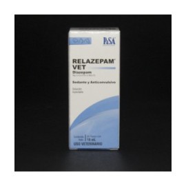 RELAZEPAM VET 5mg7ml SOL INY FCO AMP 10ml   RC